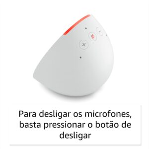 Echo Pop (Geração mais recente) | Smart speaker compacto com som envolvente e Alexa | Cor Branca