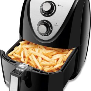 Fritadeira Sem Óleo Air Fryer 5L, Mondial, Preto/Inox, 1900W, 220V - AFN-50-BI
