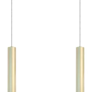 2 Luminaria Pendente Led Tubo Acrílico Balcão Sala Cozinha
