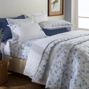 Jogo Cama Queen 200 Fios Vida Bela Kacyumara 04 Peças Azuri