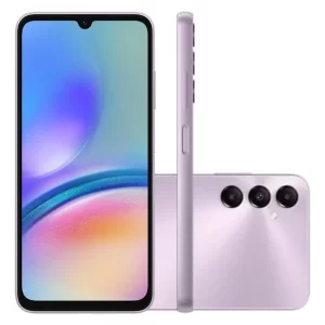Smartphone Samsung Galaxy A05s 4G 128GB 6GB RAM Câmera Traseira Tripla 50MP + 2MP + 2MP + Selfie 13MP Tela 6.7" Preto